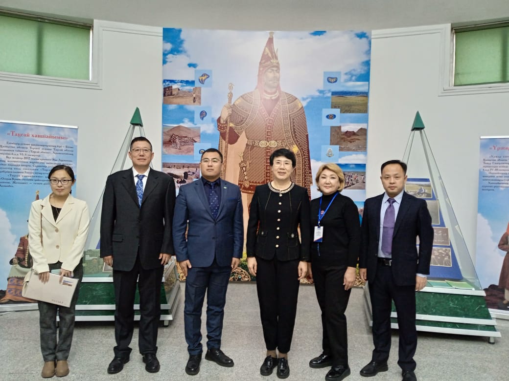 Делегация во главе с президентом Китайского нефтяного университета г-н Ву Сяолинь с рабочим визитом посетили Казахский национальный университет им. Аль-Фараби